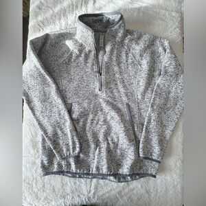 WINTER SALE ** Kyodan Women's Gray Heathered Half-Zip Sweatshirt